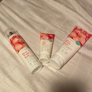 Set of body cream and fine mist fragrance